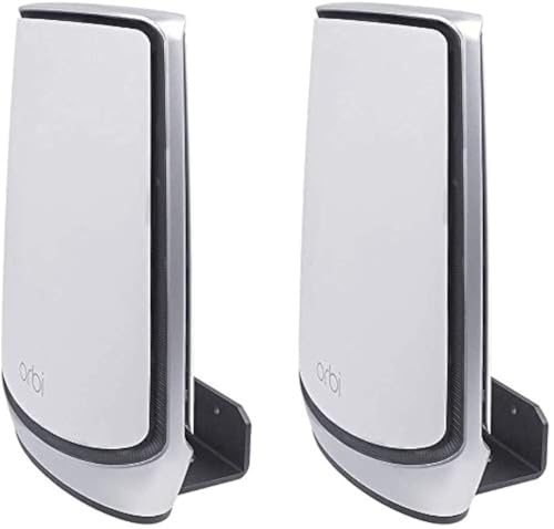 VOMENC WiFi 6 Wall Mount Holder Compatible with Orbi Ultra(RBK850)(RBK852)(RBK853)/(RBS750)(RBS751)(RBK752)(960/860 Series)/(AX5700)(AX6000) NETGEAR Orbi Mesh WiFi 6 System(2 Pcak)