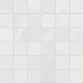 Bedrosians Gemma Square 12 in. x 12 in. Honed White Onyx Porcelain Mosaic Tile (5 sq. ft./Case)