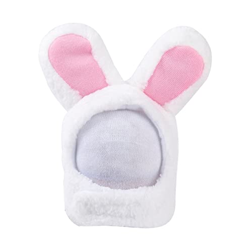 xiaoye Katze Löwe Kopfbedeckung Hasenohren Kleiner Hund Hut Haustier Niedlich Lustige Kopfbedeckung Cross-Dressing Katzenhut Katzenkappe Welpenzubehör Haustierhut (Color : Rabbit, Size : S) Cover