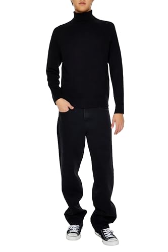 Forever 21 Men's Mid-Rise Straight-Leg Jeans