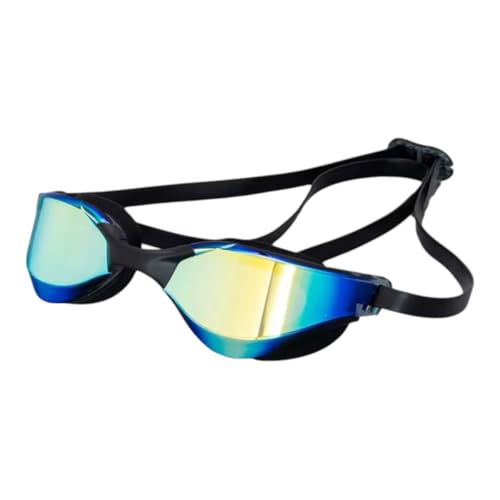 Óculos de Natação Profissional LukeSports – Antifog e Confortável (Preto, Tamanho único)