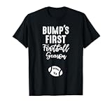 Bump's First Football Season Cute Pregnancy Announcement T-Shirt