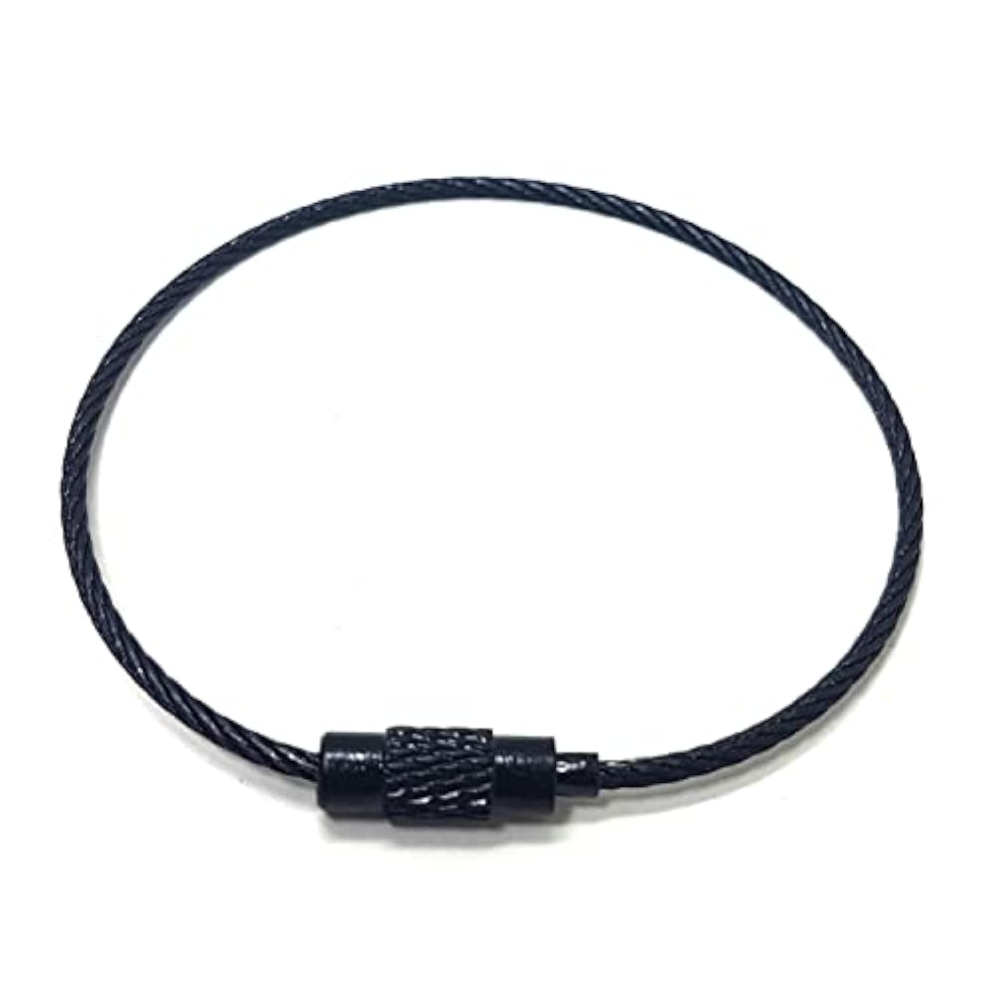 Colorful Heavy Duty Stainless Steel Wire Keychain Cable