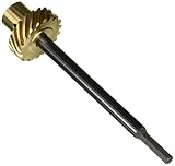 Milodon 21525 7-7/8' Long Oil Pump Shaft with Bronze Gear for Big Block Mopar, Black