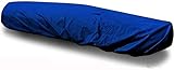 iiSPORT Kayak Cover - 13.5ft-15ft UV Resistant StormPro Waterproof Canoe Storage Dust Cover with Pull Cord to Tighten Up, Prolonging The Life & Look of Your Kayaks,Dark Blue