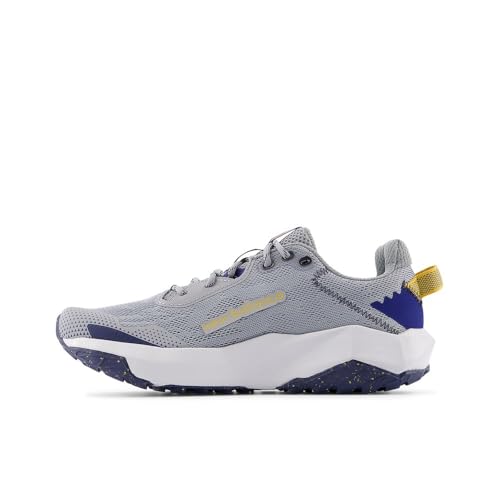 New Balance Kid's DynaSoft Nitrel V6 Lace-Up Running Shoe, Slate Grey/Blue Oyster/Baroque Gold, 4.5 W Big Kid