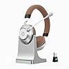 Earbay Wireless Headset with Mic for Work, Wireless Headset with Noise Cancelling Mic, V5.3 Lightweight Bluetooth Headphones with USB Dongle, Charging Base & Mic Mute for PC/Laptop/Phones/Call Center