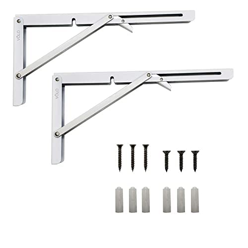 Hyderon Premium Heavy Duty 8" Foldable Mild Steel Racks and Shelves ...