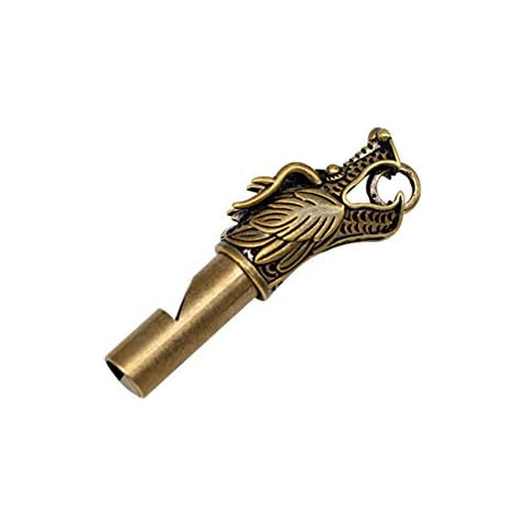Xinally Loudest Brass Whistle，Dog Whistle,1 pcs Piece Outdoor Survival Whistle，Emergency Whistle On Key-Chain or Hang Around Your Neck and Carry it Anywhere! Cover