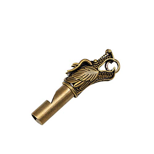 Xinally Loudest Brass Whistle?Dog Whistle,1 pcs Piece Outdoor Survival Whistle?Emergency Whistle On Key-Chain or Hang Around Your Neck and Carry it Anywhere!