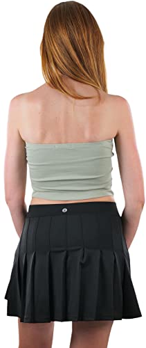 Image of ToBeInStyle Women's Cotton-Spandex Blend Stretchy Tube Top