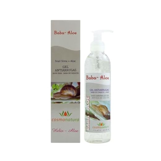 Babaloe 100020 - Gel antiarrugas corporal con baba de caracol y aloe vera, 250 ml
