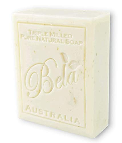 Bela, Spearmint & Bran, Triple French Milled Moisturizing Soap Bars, No Harsh Ingredients, 3.3 Oz. Each - 6 Pack #TOP1