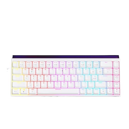 �݊���������܂�Ajazz Nacodex NK68 68 �L�[�L�����J�j�J���L�[�{�[�h�n�`�L�[�L���b�v RGB ���C�g�o�[�Q�[���I�t�B�X�L�[�{�[�h�ƌ݊���������܂�(White)