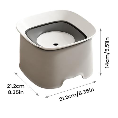 Gamelle d'eau anti-déversement pour chien et chat idéale pour le salon et la cuisine