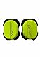 Xzone Knieschleifer Motorrad aus Holz Knee Slider Licht, Langlebig, Elegant, Natürliches Material Knieschützer für Motorrad Knieschieber Knieprotektoren für Ledercombi Fluo Gelb