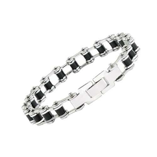 COLLBATH Moto Cadena Para Hombre Brazalete Inoxidable Pulsera De Diseño Colores...