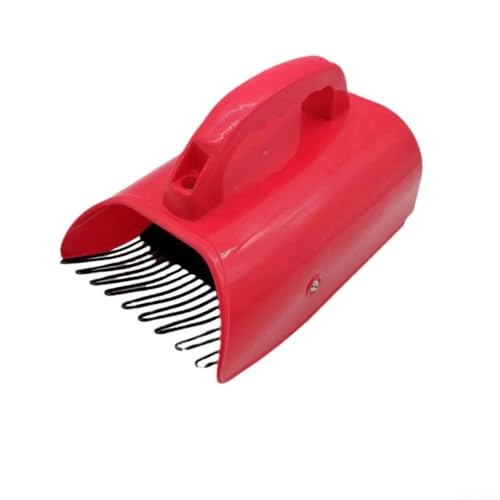 Cosecha arándanos y varias bayas silvestres con recogedor de bayas con mango ergonómico borde elevado para retener frutas y construcción de plástico seguro