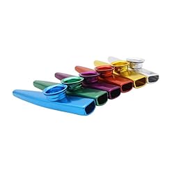rongweiwang en Alliage d’aluminium Métal Kazoo Diaphragme Bouche Flûte traversière Harmonica Métal Kazoo Kids Party… - Les Beatles, Paul McCartney, John Lennon, RIngo Starr, George Harrison rongweiwang en Alliage d'aluminium Métal Kazoo Diaphragme Bouche Flûte traversière Harmonica Métal Kazoo Kids Party… – Image 4