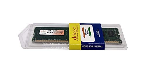 Dolgix® 4GB DDR3 RAM | 1333MHz Desktop RAM (Memory) U-DIMM | Long-DIMM | CL-9 | PC3-10600 |2Rx8 Dual Rank | 3 Year Warranty- (Made in India) - Image 3