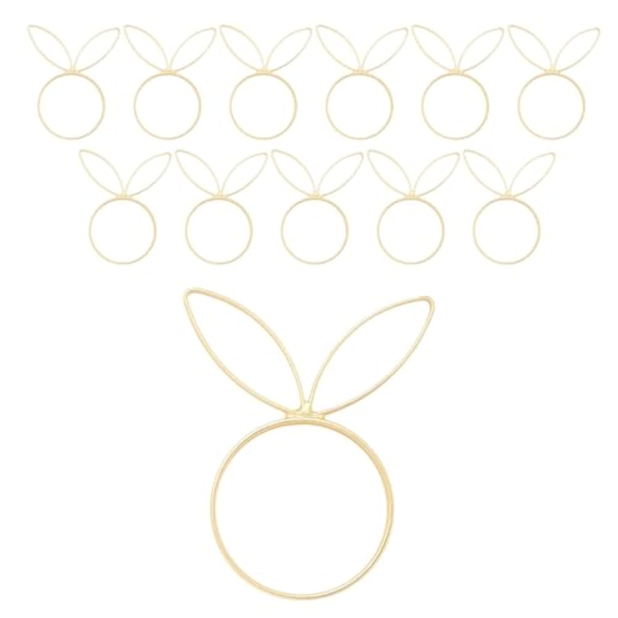 10Pcs Easter Napkin Rings for Spring Party Dining