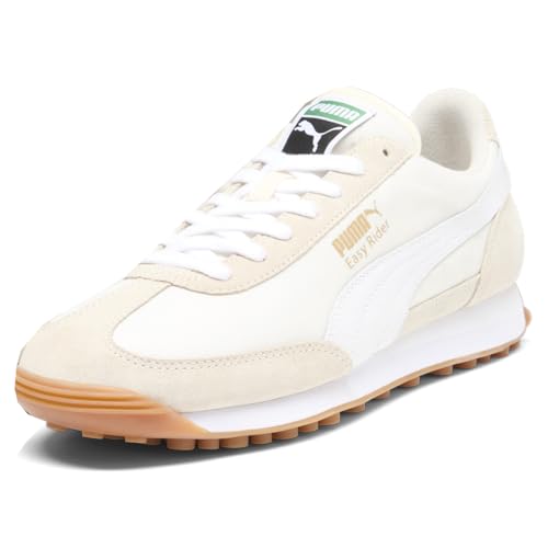 PUMA Mens Easy Rider Vintage Lace Up Sneakers Shoes Casual - Beige, White2