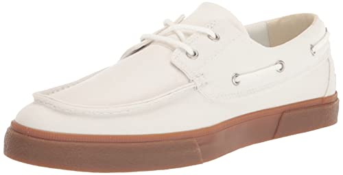 Timberland Men's Union Wharf 2.0 EK+ 2 Eye Boat Oxford, White Canvas, 13 Medium