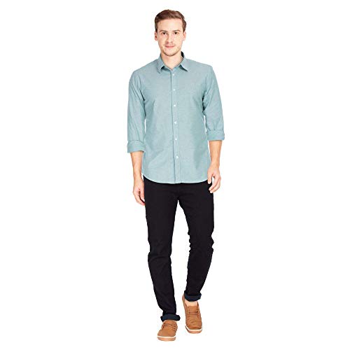 Image of Indian Terrain Mens Slub Casual Shirt