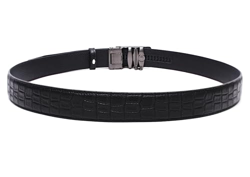 Image of WildHorn Men's Genuine Leather Belt for Men| Premium Auto-Lock Buckle | Adjustable up to 48 inch | Formal & Casual Wear | Micro-Adjust Fit | Stylish Gift Box Included
