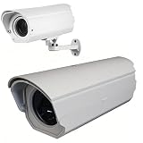 Coolotic CCTV Security Housing Indoor Outdoor Camera Box Weatherproof Junction Box Shell for CCTV Heavy Duty Surveillance Camera Wall Mounting Bracket