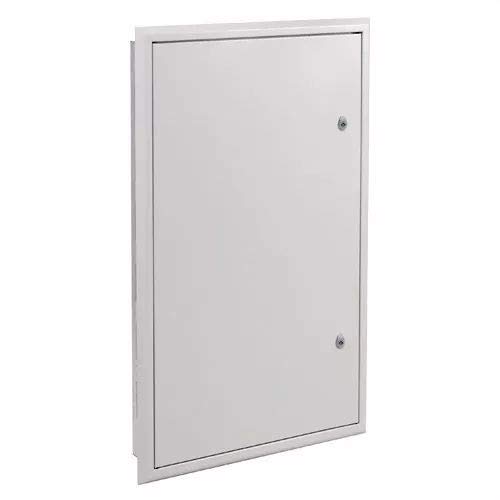 IDE 40EMP120-168PO Armarios Metálicos de Distribución, Puerta Opaca, EMPOTRAR IP40, Blanco, 1050mm x 737mm x 120mm