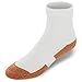 Apex Non-Binding Copper Cloud Diabetic Socks - Ankle High Unisex White (3 pk)