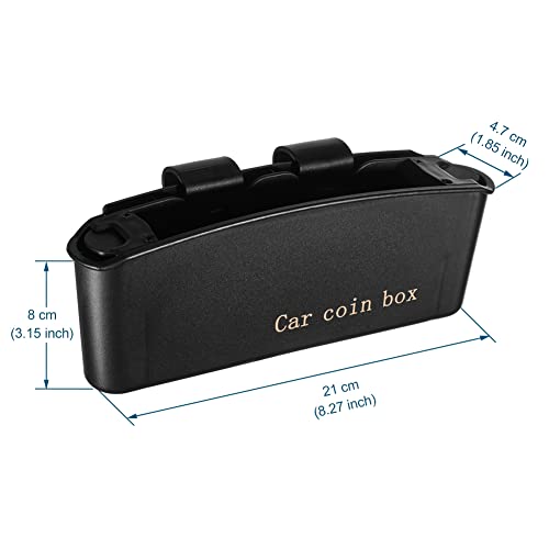 Image of Multifunctional Car Coin Holder Car Door Slot Organizer Storage Box Universal Car Side Pocket Organizer