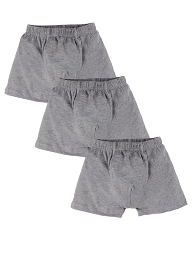 Image of KiddoPanti Boys Boxer Shorts Pack of 3 | Soft Cotton-Lycra Blend | Comfortable Fit with Bio Wash for All-Day Comfort | Kids Briefs