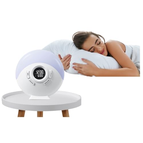 NOVAVIDA, Despertador Digital De Mesa Com Luz De Atmosfera Colorida