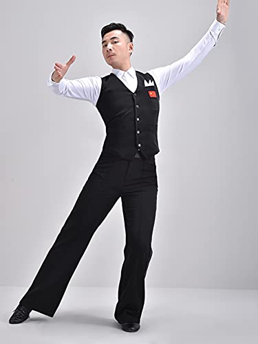 男性社交ダンス衣装 ベスト ルンバ チャチ ラテン衣装 ベス