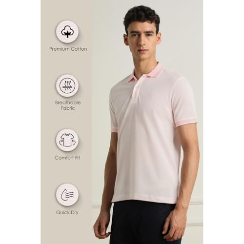 Image of Van Heusen Premium Polo T-Shirt for Men | Quick Dry | Comfort Fit | Breathable Fabric