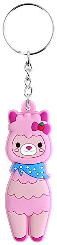 Preisvergleich Produktbild Grindstore Gummi-Schlüsselanhänger Pink Llama
