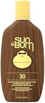 Sun Bum Original SPF 30 Sunscreen Body Lotion - Broad Spectrum Moisturizing Sunscreen with Vitamin E - Hawaii 104 Act Compliant (Made without Octinoxate & Oxybenzone) - 8 oz