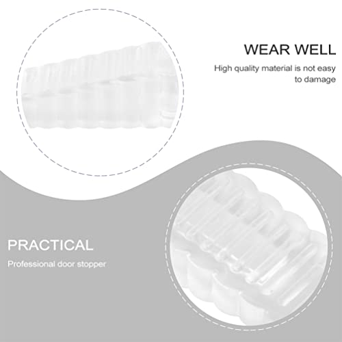 TEHAUX 8PCS Rolhas Porta Rolha Porta Cunha Não- Deslizamento de Batentes de Porta Rolha Porta Batent