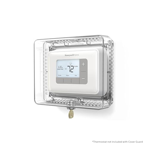 Image of Honeywell Home CG511A1000 Medium Thermostat Guard, Fits Thermostats 5 inch H x 6 inch W or Smaller, White (Pack of 6)