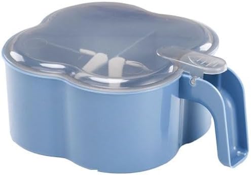 PP Storage Box with Flip Cover Four Compartments for Kitchenware Integrated Design