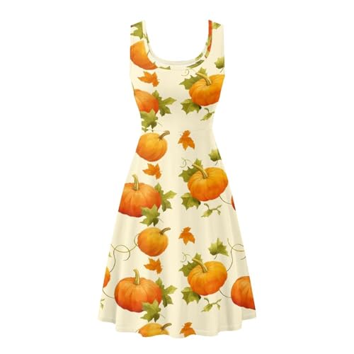 Image of TOADDITDO Womens Summer Sleeveless Tank Dress with 2 Side Pockets XS-4XL Plus Size