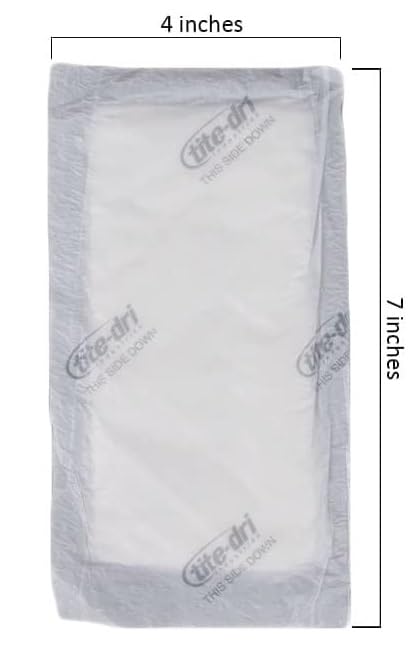 Bits N Things White Absorbent Pads | Disposable Standard Supermarket Meat Poultry Frozen Food Pad | 4 x 7 | 40 gram | Pack of 150 - Image 3