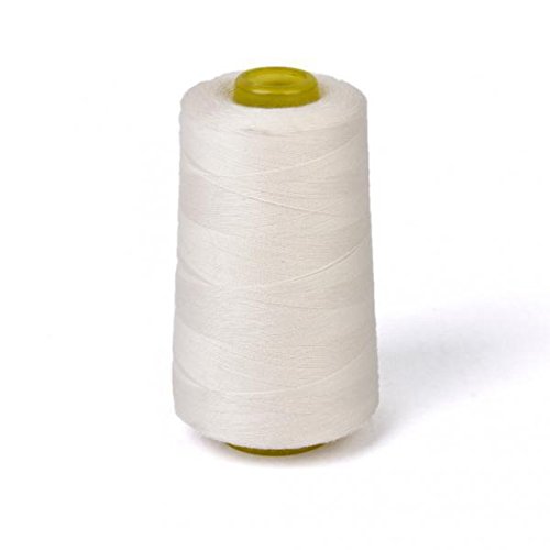 2X Spool Polyester Sewing Thread for Sewing Machine 40S/2 Unbleached White | Crafts | Sewing | Sewing Thread