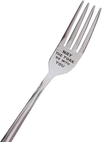 Stocking Stuffers for kids May The Fork Be with You - Gifts for StarWars Fans Laser-Engraved...