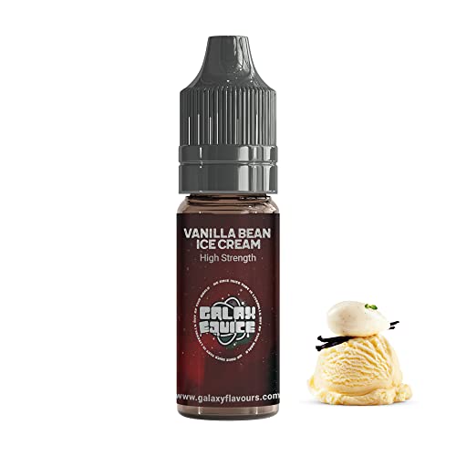 Galaxejuice - Aromatización de alimentos - 10 ml de vainilla helado de helado y esencias de alimentos - Sabores concentrados de alta resistencia para hornear y cocinar - Fabricado en Reino Unido