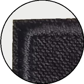 P24S personalisiertes Klett-Patch mit Wunschtext und Wunschfarbe – für Kleidung, Rucksäcke, Hundegeschirr, Outdoor-aktivitäten – bestickter Rand (Schwarz, 100x25 mm)
