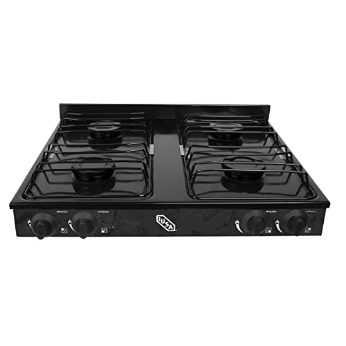 La Mejor Recopilación de Estufa de Mesa 4 Quemadores para comprar hoy. 50 IUSA, Parrilla a gas LP Jaspe, 4 Quemadores, Para cocinas pequeñas, Diseño compacto y moderno, Cubierta, parrilla y quemadores porcelanizados, Encendido manual, Controles...