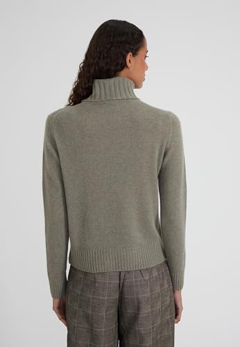Image of Style & Republic Women's 100% Cashmere Turtleneck Sweater, Regular Fit, Premium Knit Jumper for Autumn, Winter and Spring